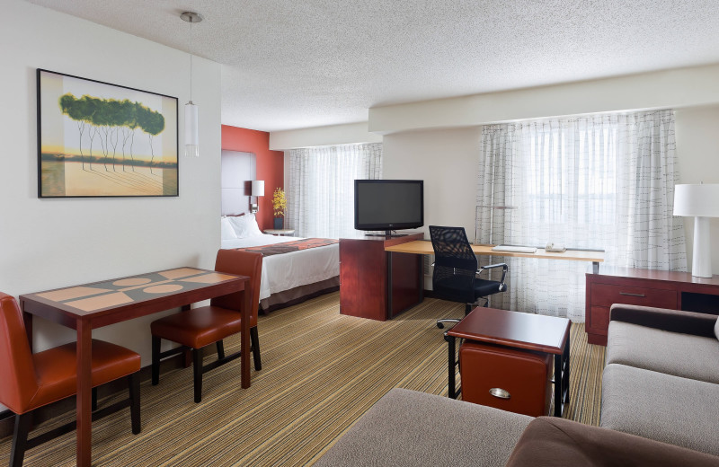 Guest room at Residence Inn Youngstown Boardman/Poland.