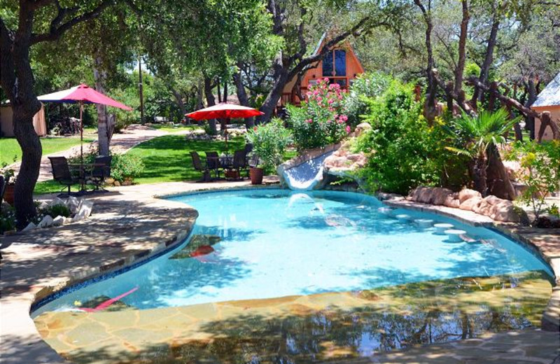 Rental outdoor pool at Lake Travis & Co.