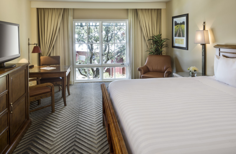 Guest room at Hyatt Regency Hill Country Resort and Spa.