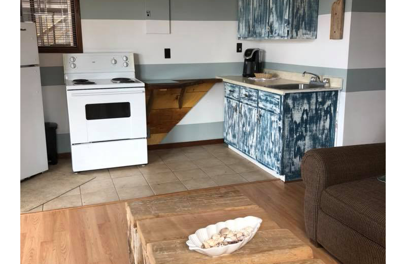Guest kitchen at Seascape Resort.