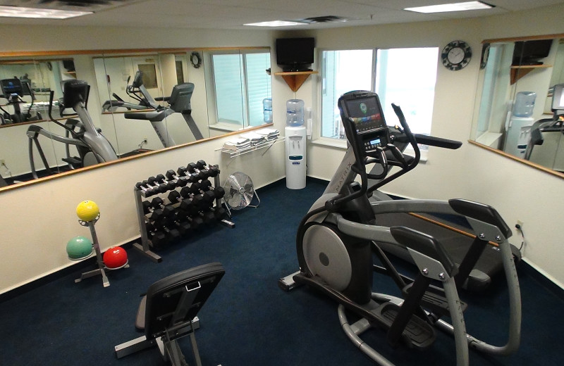 Fitness room at The Cherry Tree Inn & Suites