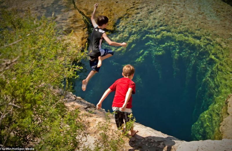 Jacob's Well near Wimberley Inn.