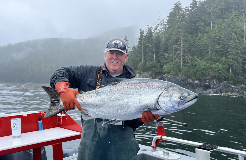 Fishing at Screamin' Reels Lodge.