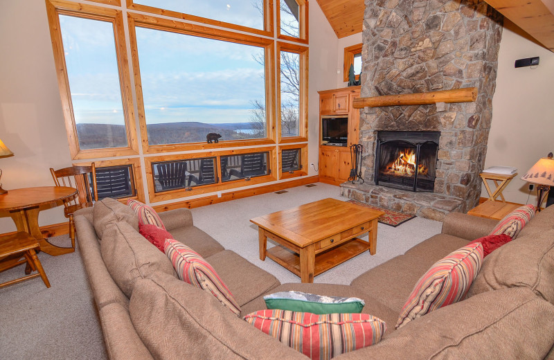 Rental living room at Railey Vacations.