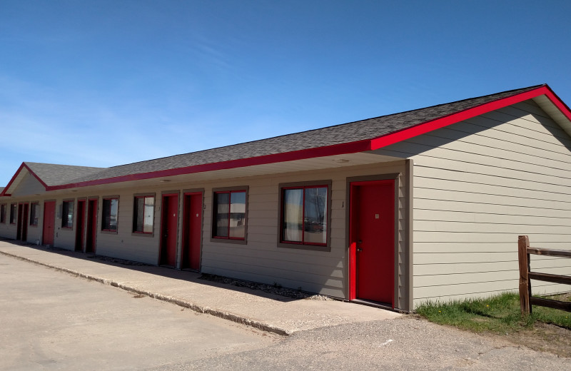 Motel exterior at Perham Oasis Convenent Store & Motel.