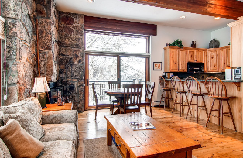 Rental living room at Shadowbrook Property Management.