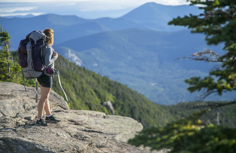 Hiking at Waterville Valley.