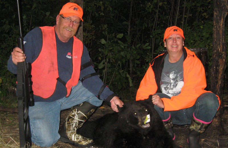 Bear hunting at Harris Hill Resort.