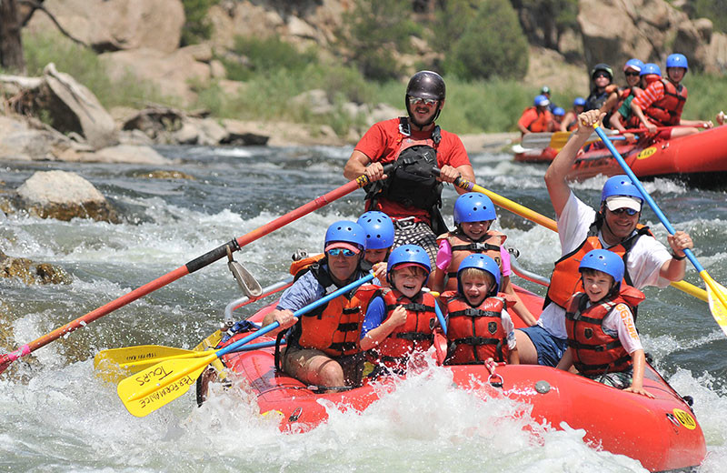 Rafting at Grand Lodge on Peak 7.