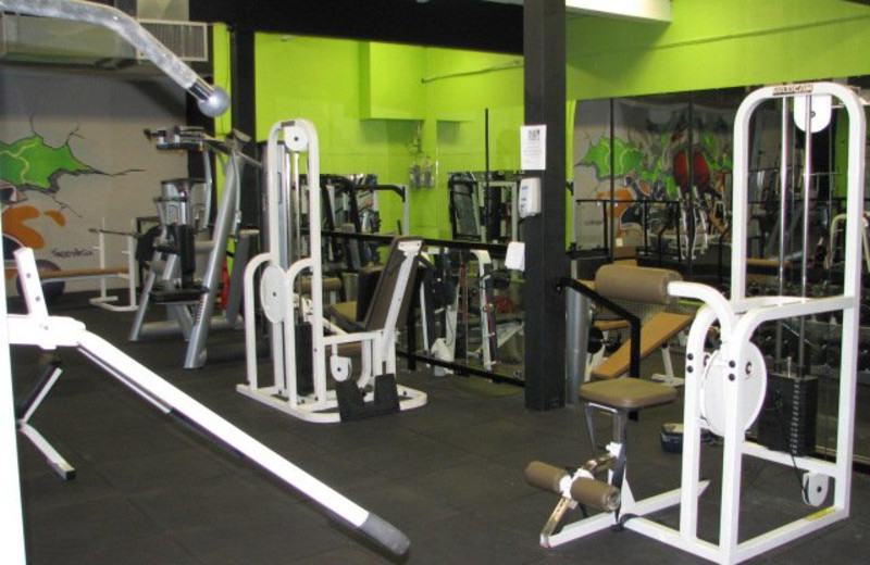 Fitness Room at the Drawbridge Plaza Inn & Suites