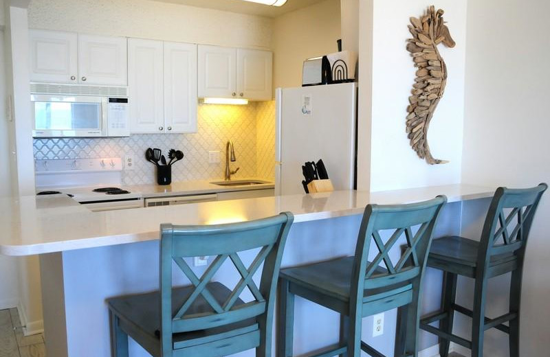 Rental kitchen at Dolphin Run Condominium Association. Inc.