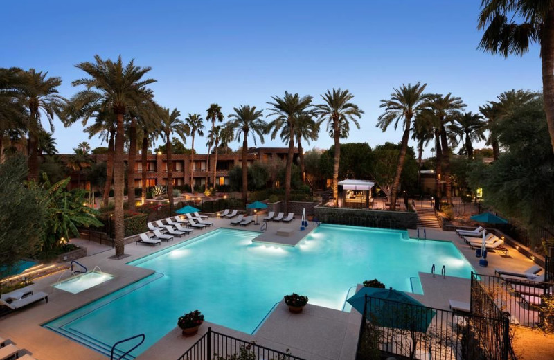 Outdoor pool at Hilton Doubletree Paradise Valley Resort of Scottsdale.