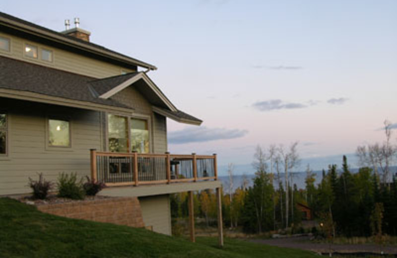 Vacation rental exterior at Lutsen Lodging Company.