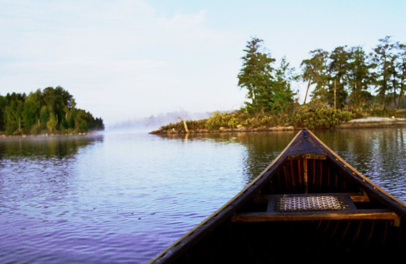 Canoeing at Falcon Trails Resort.