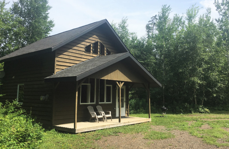Cabin exterior at Golden Eagle Lodge.