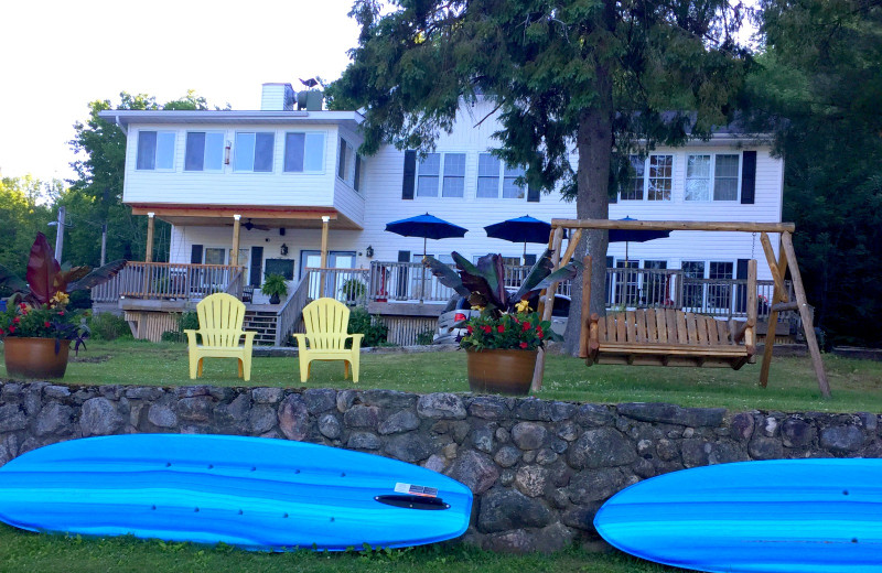Exterior view of Little Hawk Resort & Marina.