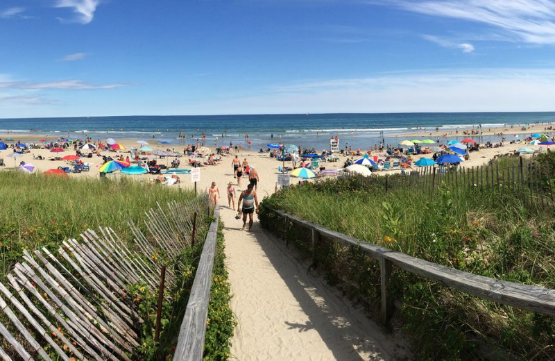 Beach near Footbridge Beach Motel.