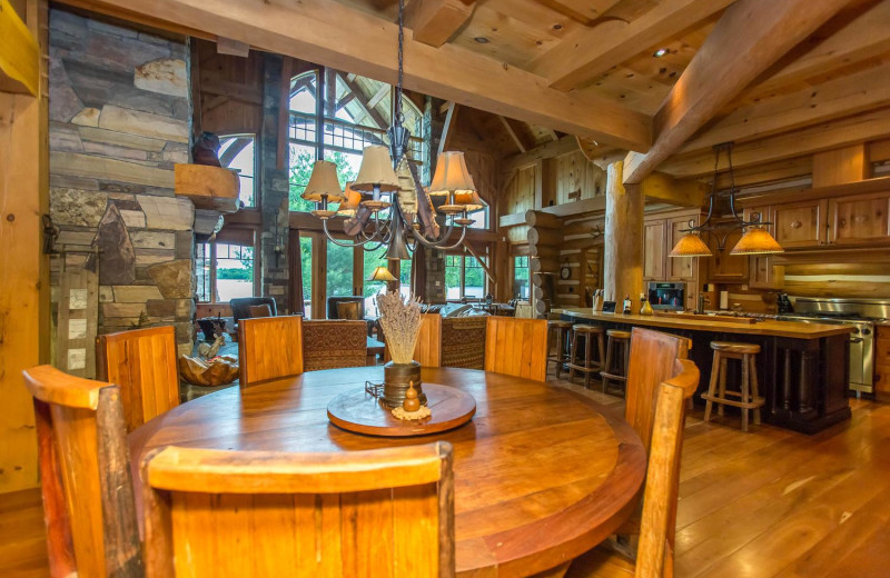 Rental kitchen at Muskoka District Rentals.