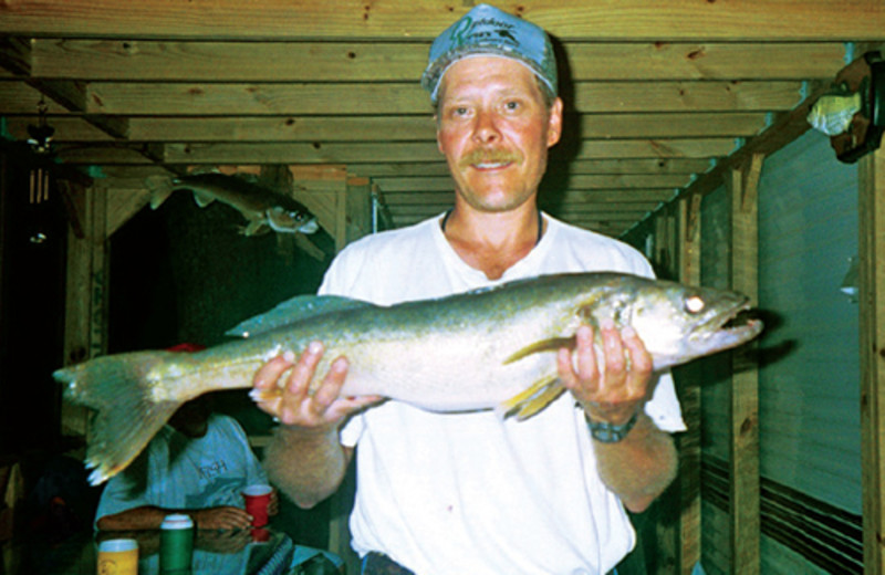 Fishing at Moonlight Bay Resort.
