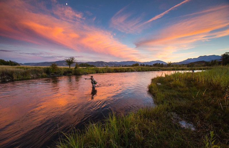 Fishing at Sundance Mountain Resort.