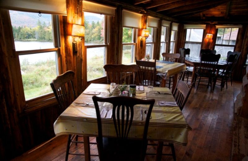 Dining Area at West Branch Pond Camps