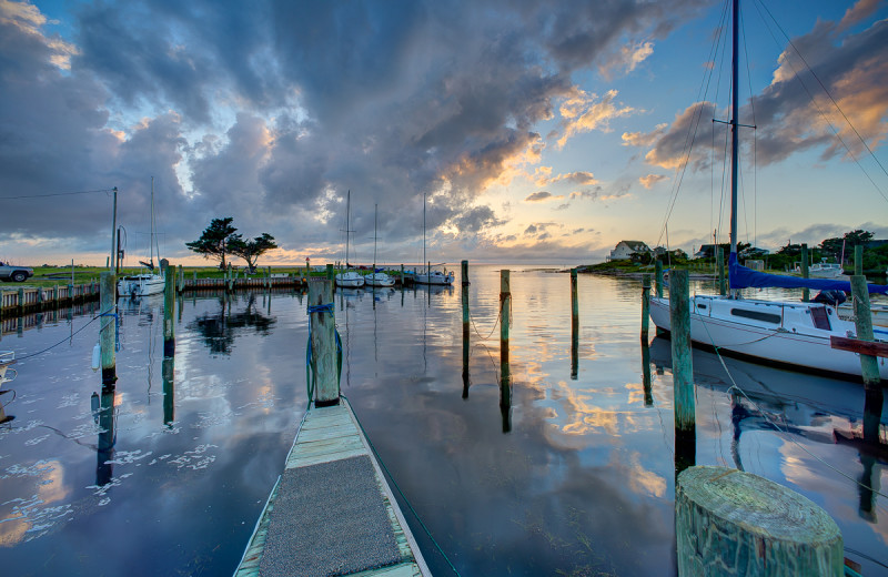 Fishing pier at Outer Beaches Realty.