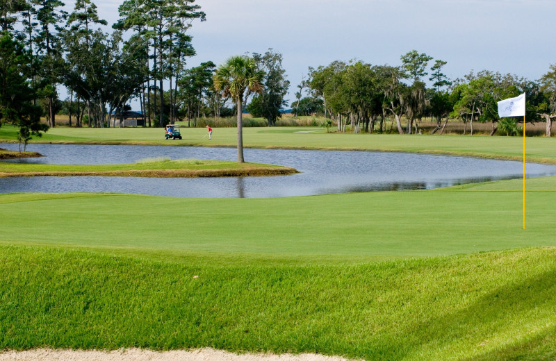 Golf course at Real Escapes Properties.