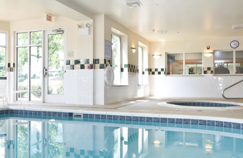 Indoor pool at Hilton Garden Inn Wooster.