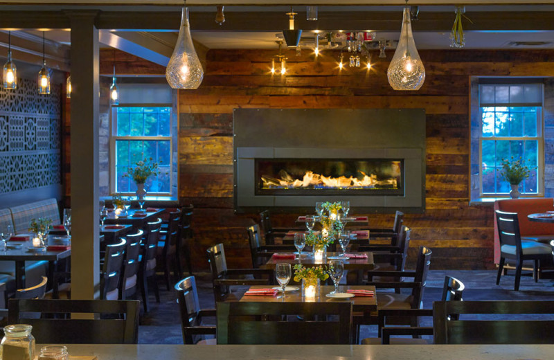 DIning room at The Essex Resort & Spa.