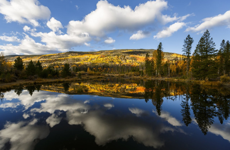 Lake view at Rawah Guest Ranch.