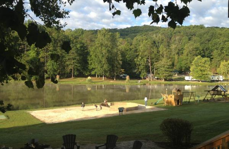 The grounds at Yogi Bear's Jellystone Park Marion.