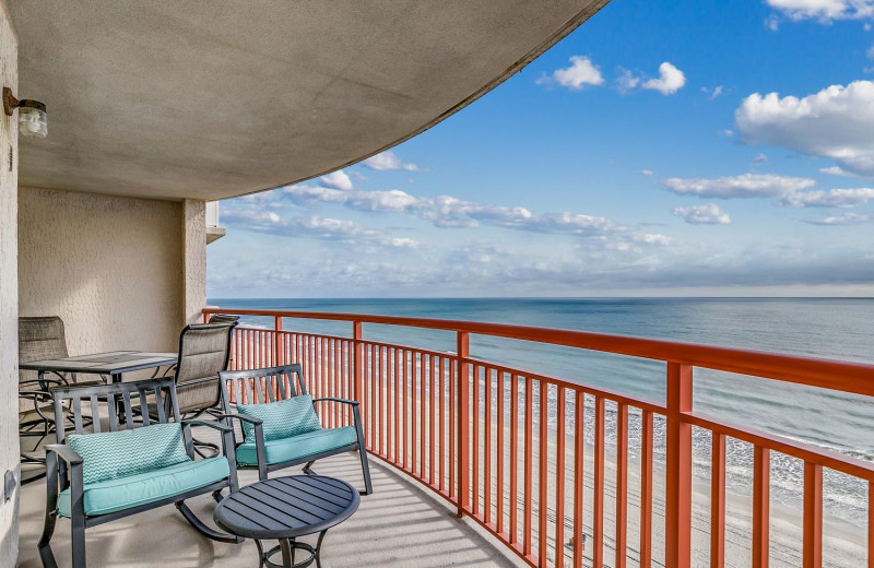 Rental balcony at Condo World.