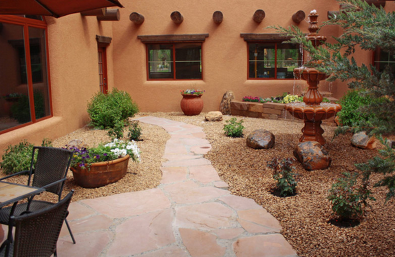 Spa Patio View at Gateway Canyons Resort 