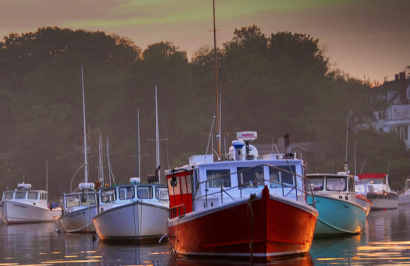 Boats at The Colonial Inn.