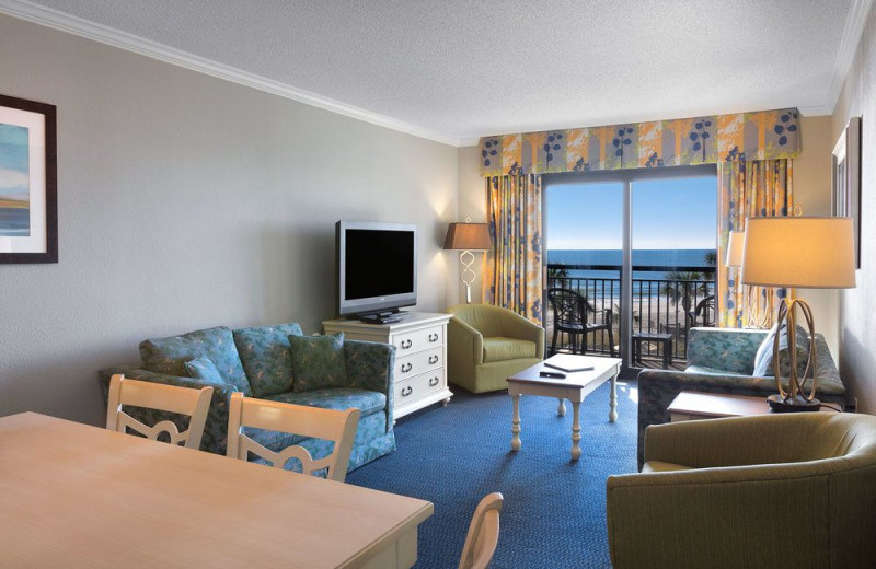 Guest living room at Ocean Reef Resort.