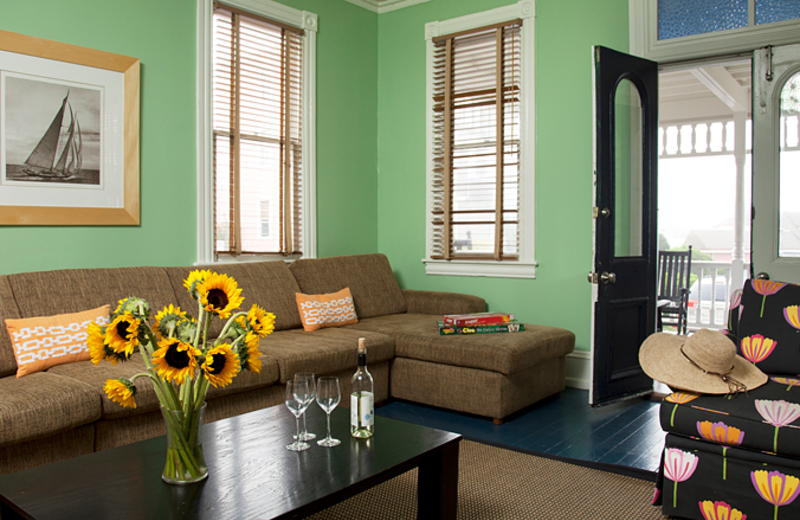 Living Area at The White Cottage