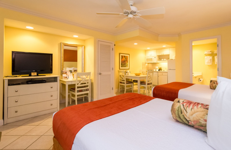 Guest room at Inn At The Beach Resort.