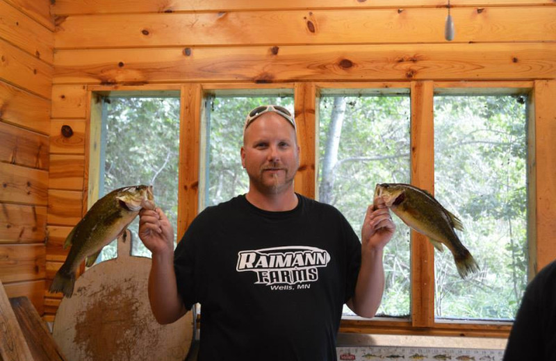 Fishing at Hyde-A-Way Bay Resort.