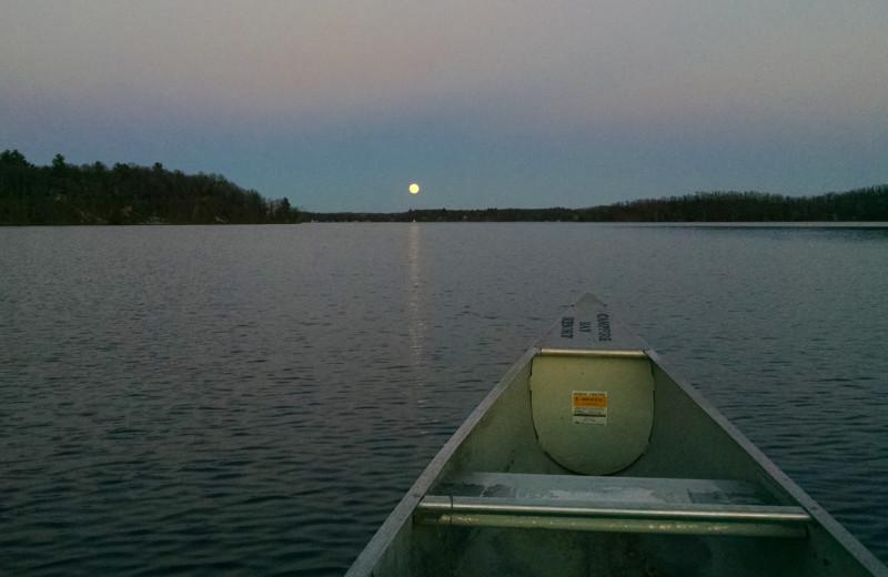 Lake view at Campfire Bay Resort.