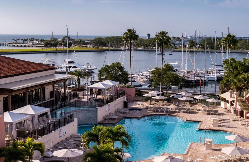 Outdoor pool at Renaissance Vinoy Resort.