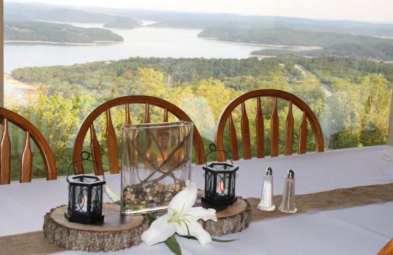 Wedding reception at Whitney Mountain Lodge.