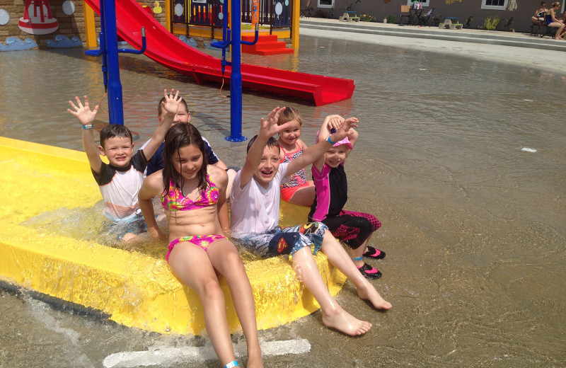 Water park at Jellystone Park at Lake Monroe.