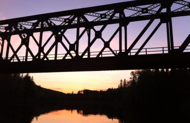 Bridge at Elk Lake Wilderness Resort.
