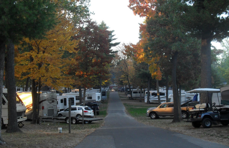 RV campground at Warrens Lodging.