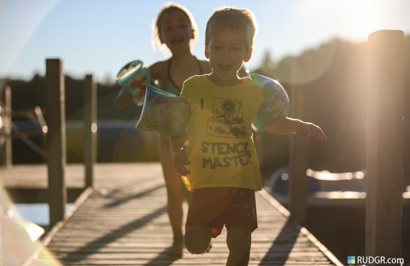 Kids at Sleeping Bear Resort.