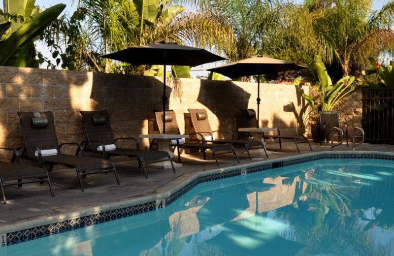 Outdoor pool at Aquamarine Villas.