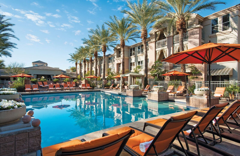 Outdoor pool at Gainey Suites Hotel.