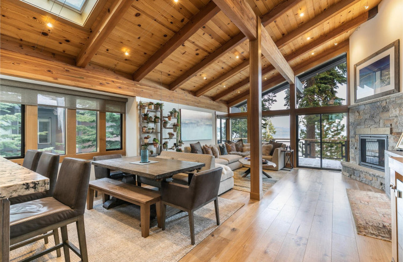 Cabin interior at Chinquapin.