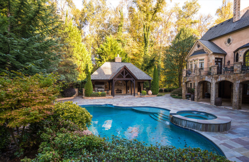 Outdoor pool at Lions Gate Estate.