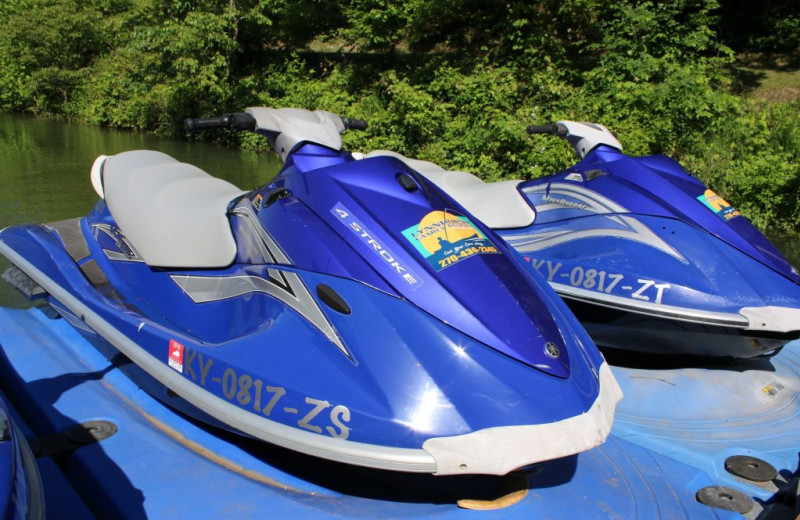 Jet ski at Lynnhurst Family Resort.